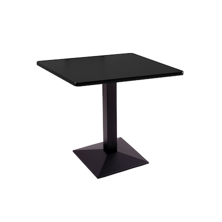 30 217 Black Table,30 X 30 Square Top